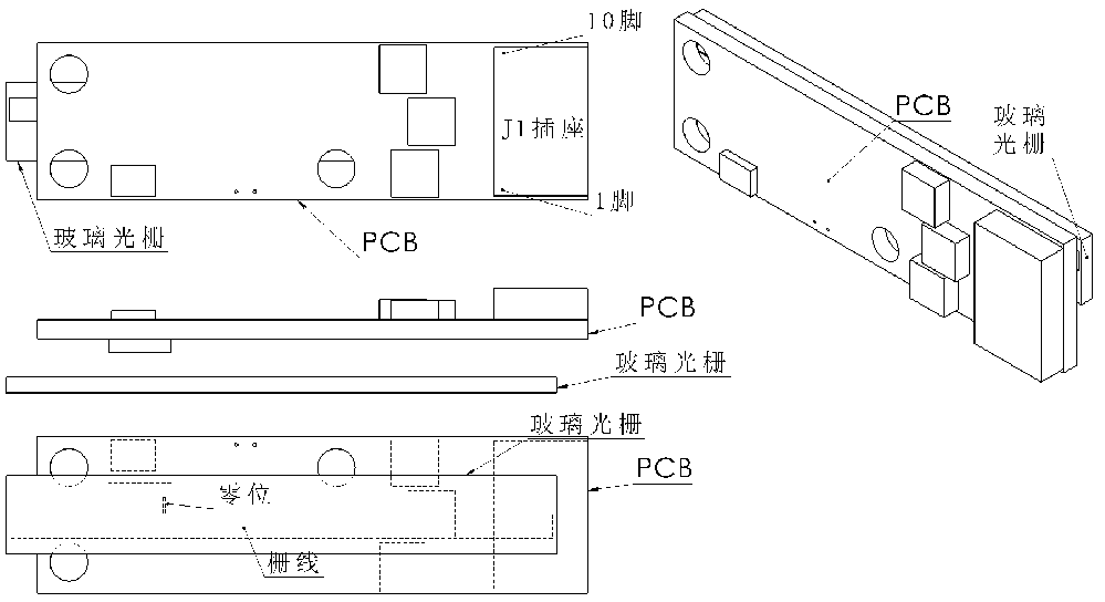 开放式直线玻璃光栅（定制）